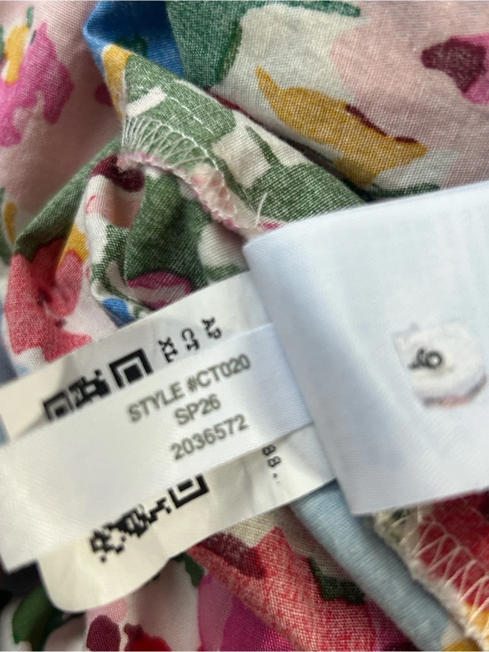 J. Crew bright floral
